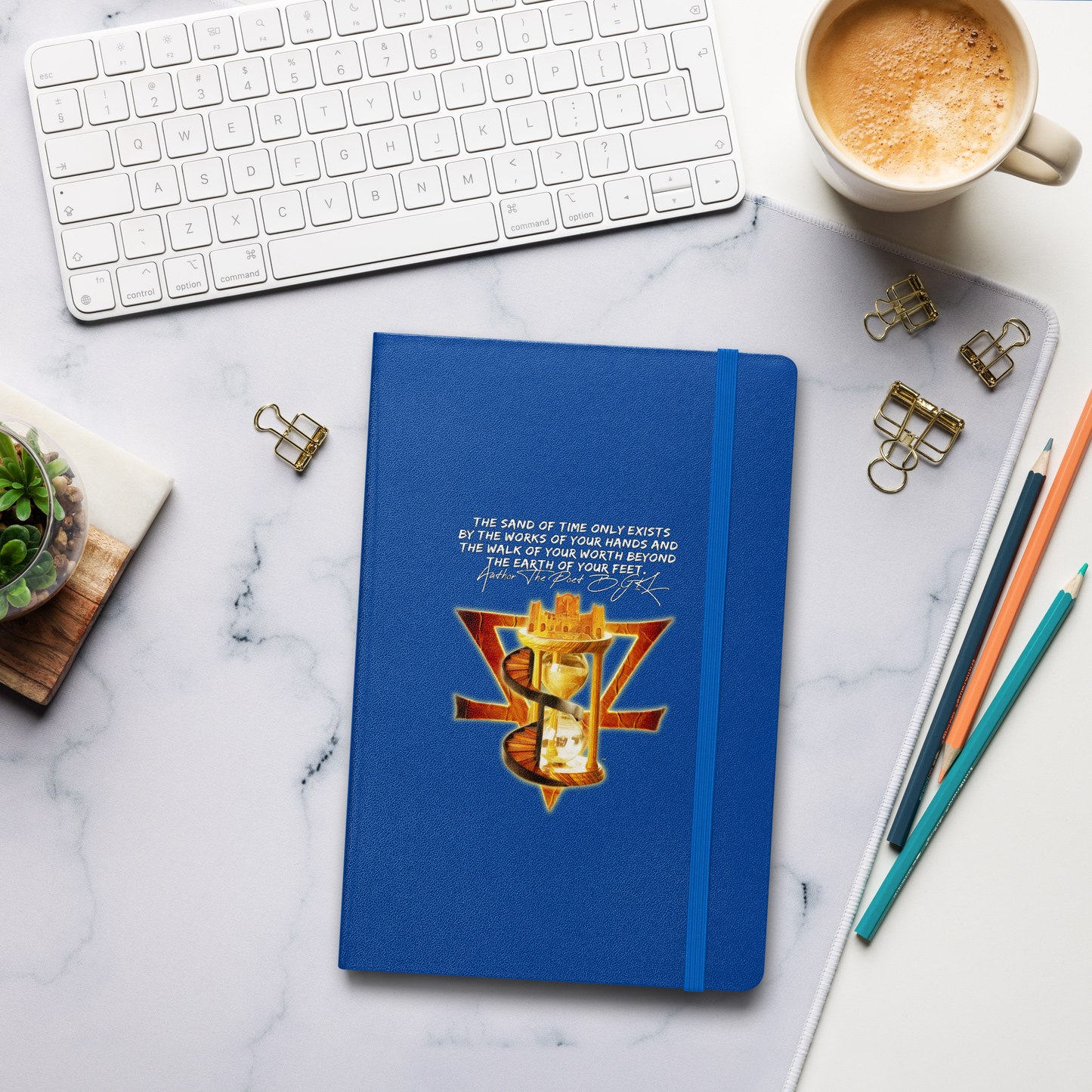 Hardcover bound notebook Author The Poet B.GKL