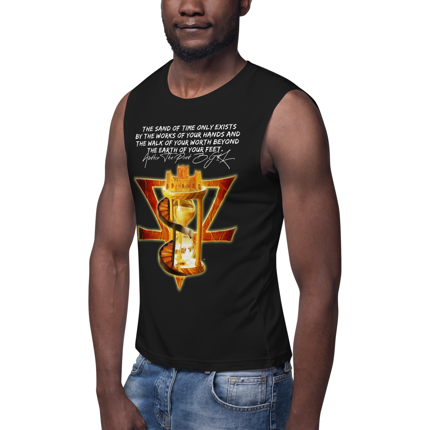 Author The Poet B.GKL Muscle Shirt