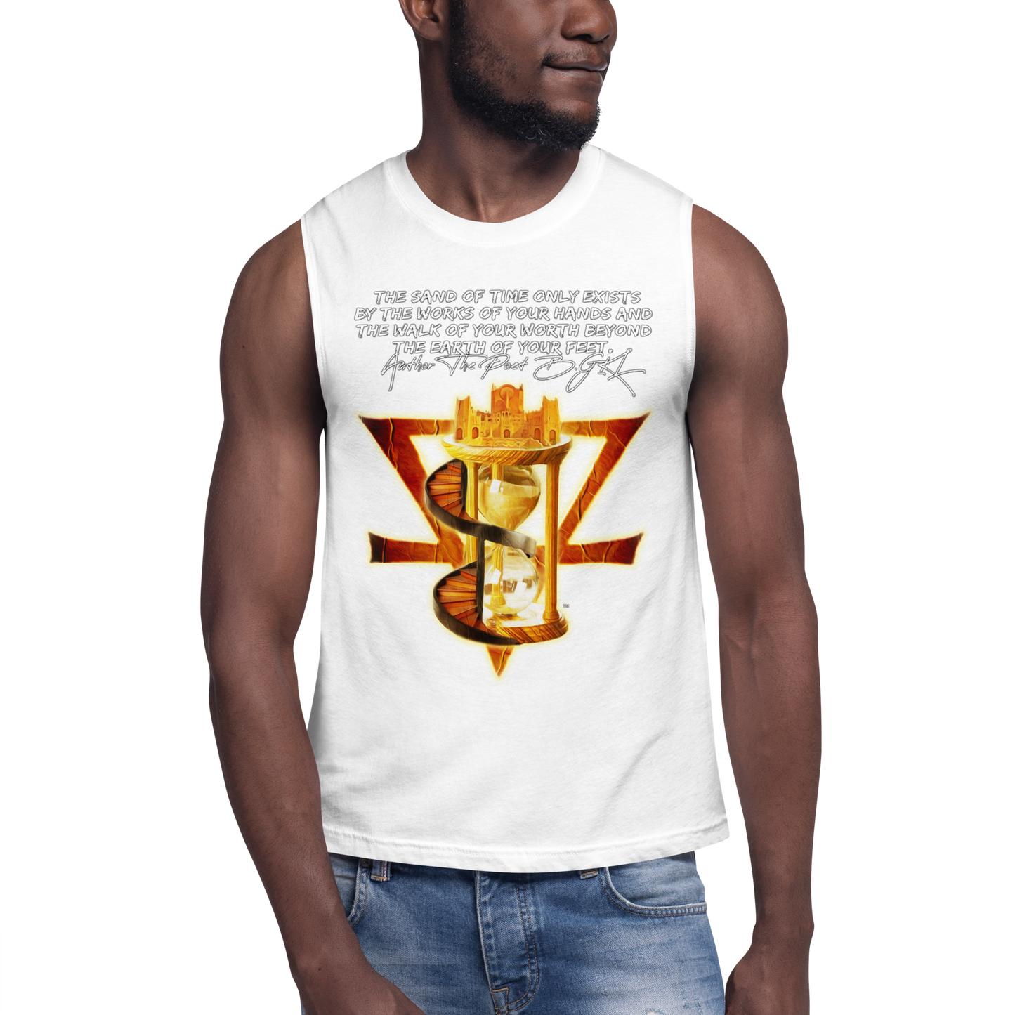 Author The Poet B.GKL Muscle Shirt