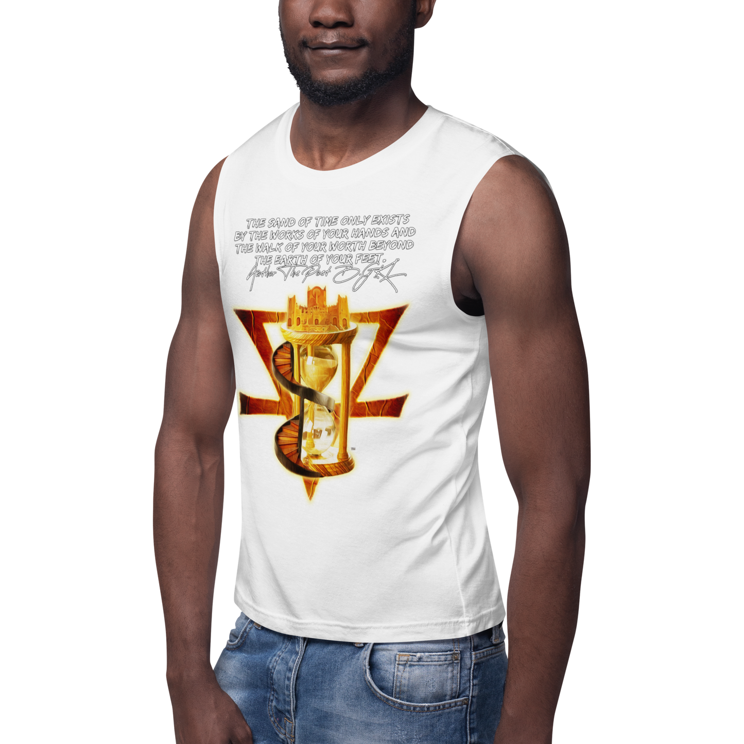 Author The Poet B.GKL Muscle Shirt