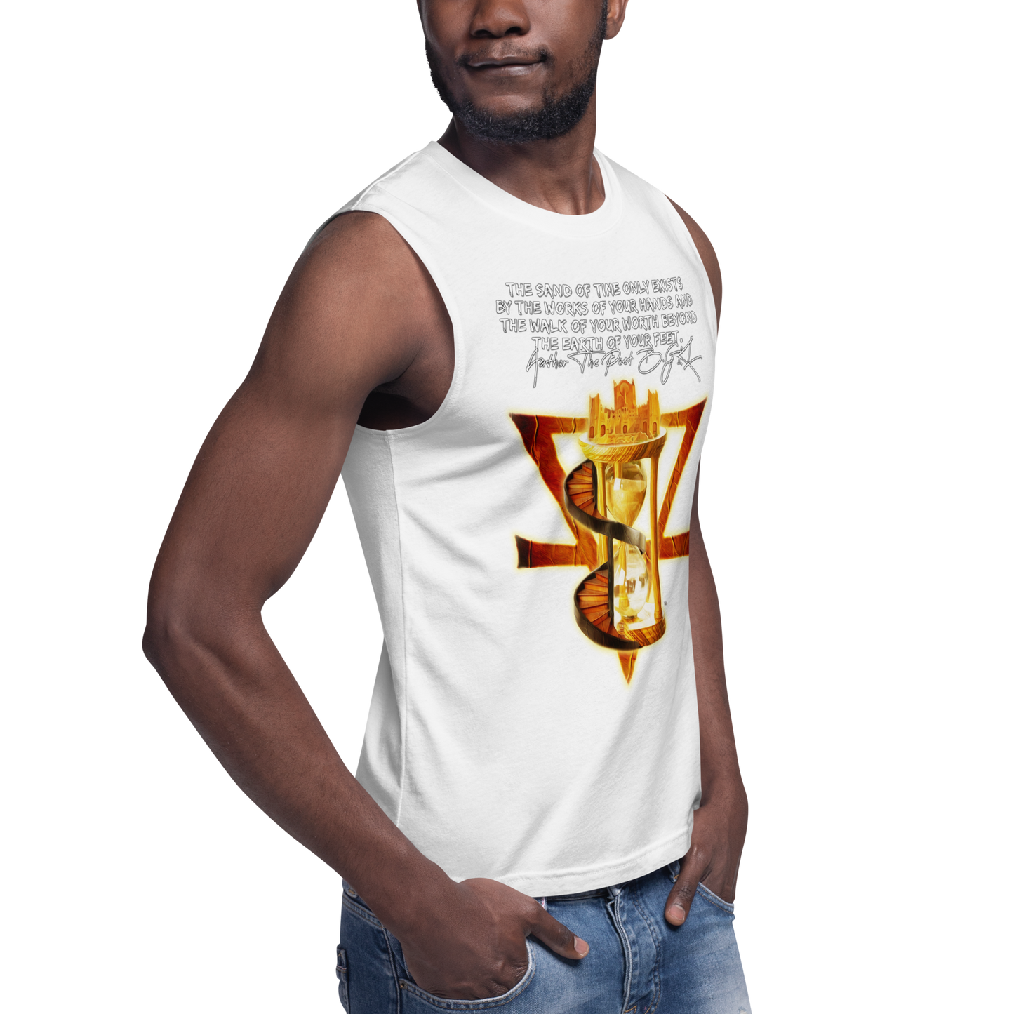 Author The Poet B.GKL Muscle Shirt