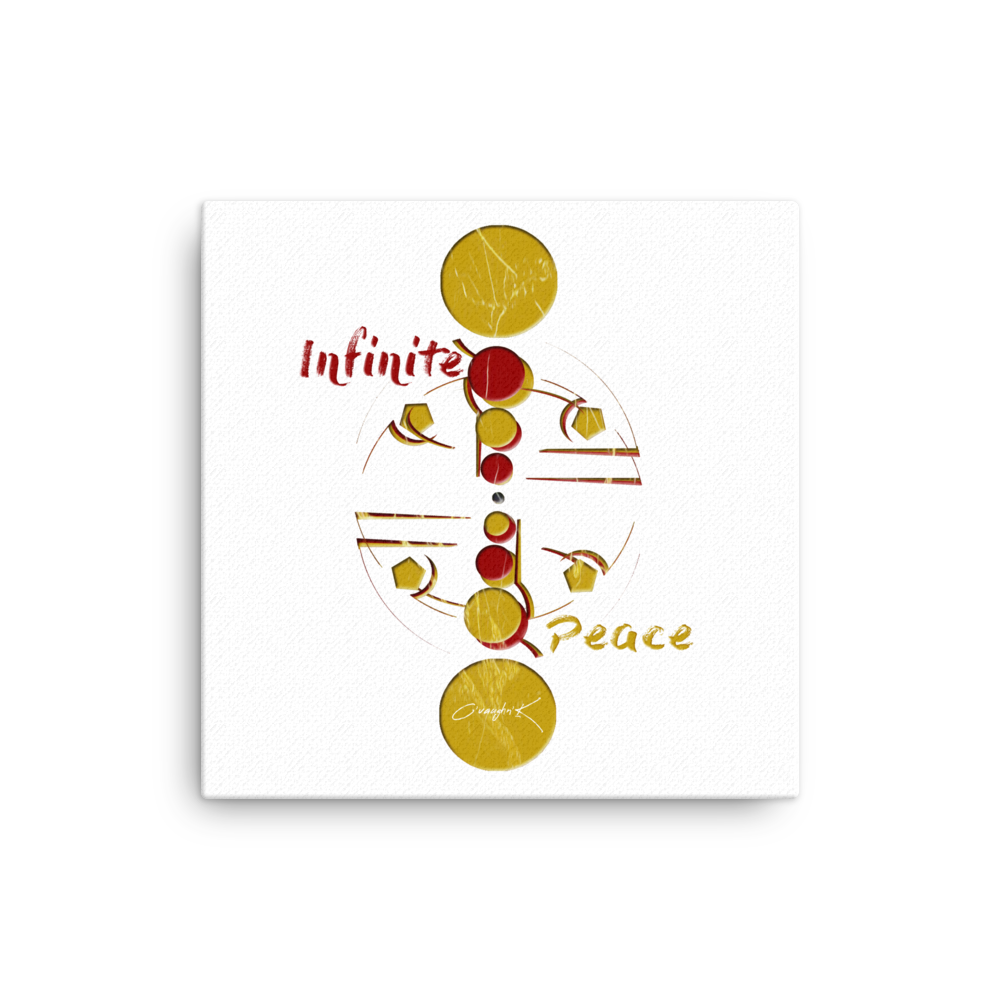 Infinite Peace- By Author The Poet B.GKL Thin canvas