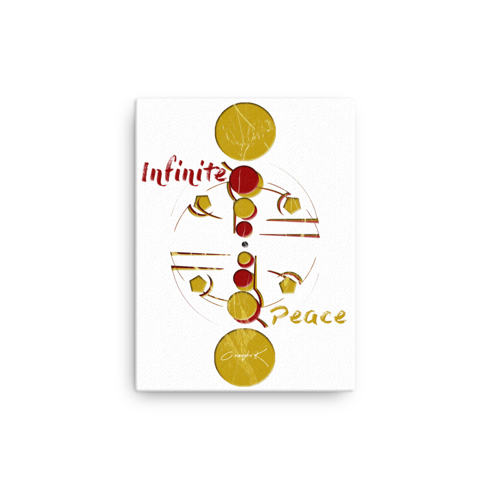 Infinite Peace- By Author The Poet B.GKL Thin canvas