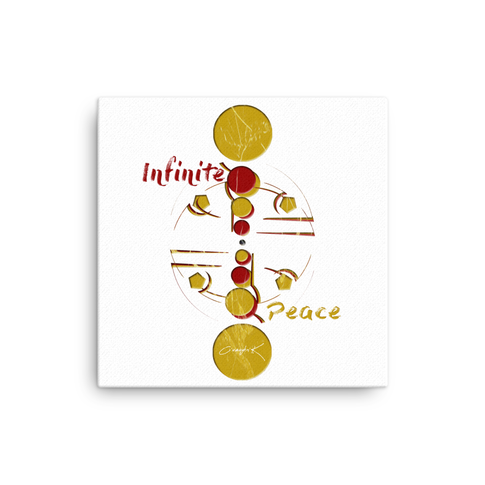 Infinite Peace- By Author The Poet B.GKL Thin canvas