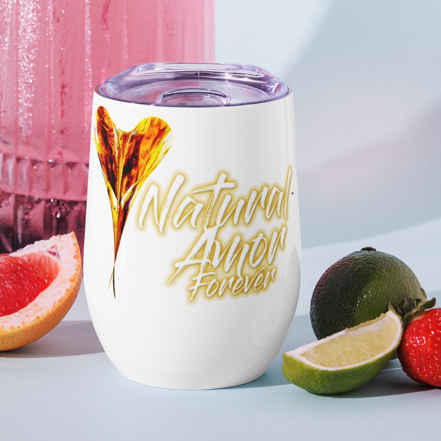 Wine Tumbler By Natural Amor Forever