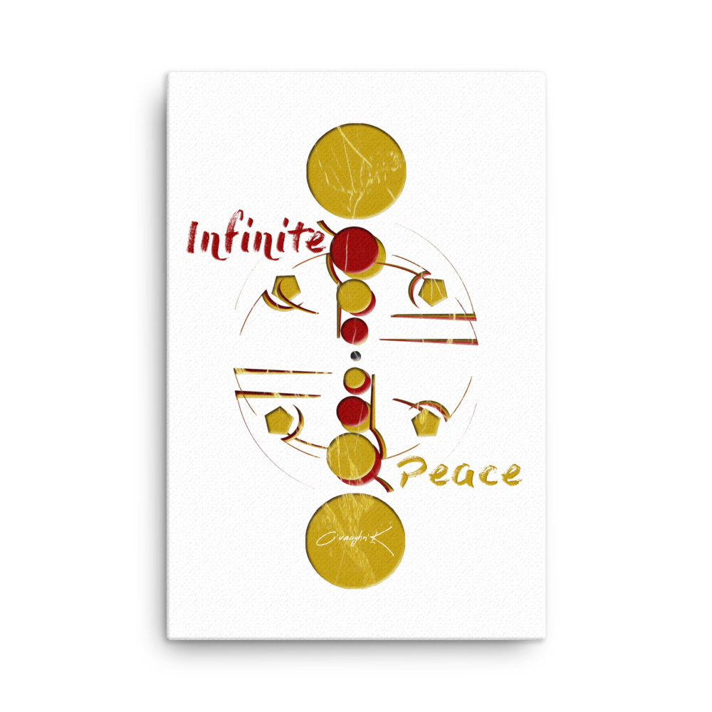 Infinite Peace- By Author The Poet B.GKL Thin canvas