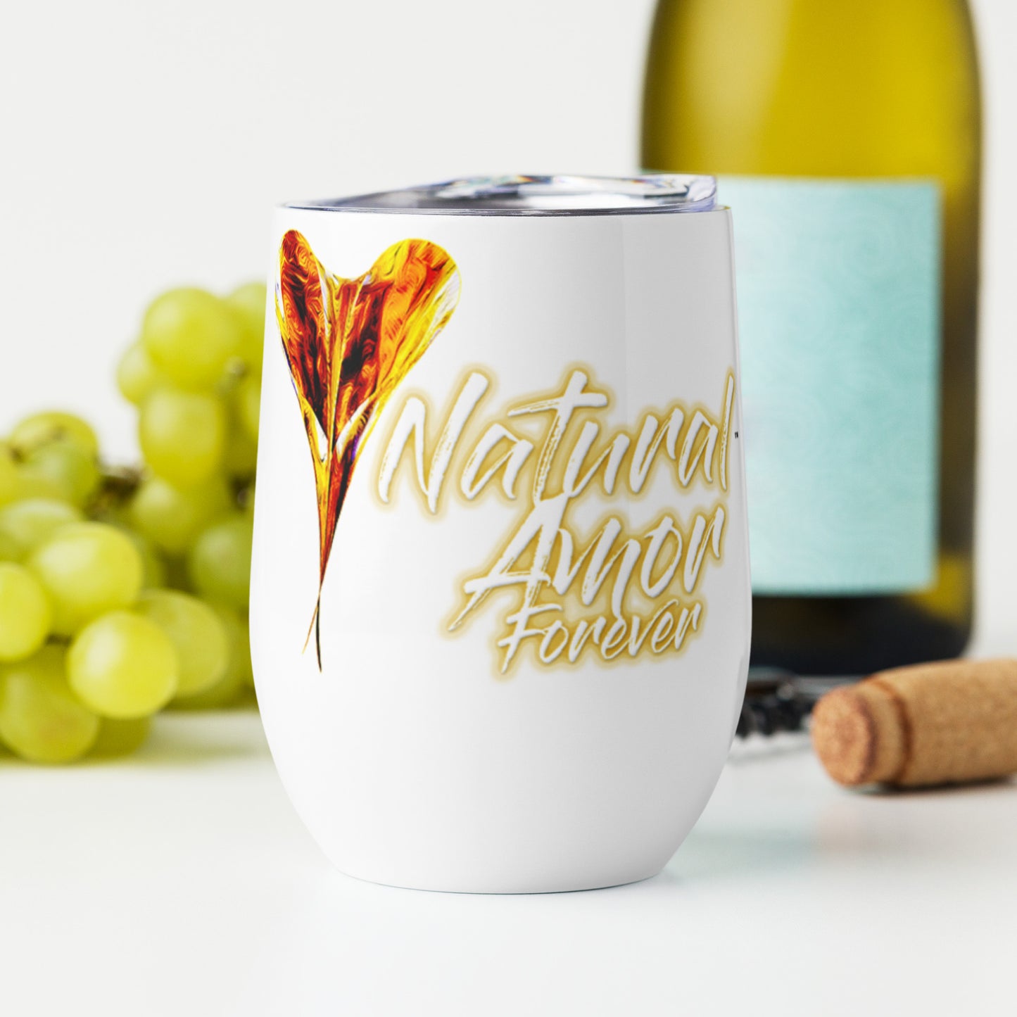 Wine Tumbler By Natural Amor Forever